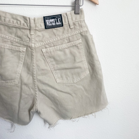 Vintage Tan Cut-Off Shorts - Picture 4 of 8